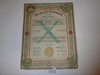 1937 Boy Scout Troop Charter, March, 10 year Veteran Troop