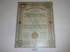 1936 Boy Scout Troop Charter, December, 15 year Veteran Troop