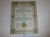 1936 Boy Scout Troop Charter, March, NJ