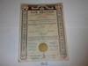 1937 Cub Scout Pack Charter, January, 5 year Veteran Pack