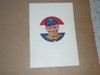 Greeting Card With Cub Scout Face, Like the Old Celluloid Buttons, Affixed to Scrapbook Paper