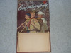 1940's Norman Rockwell Poster Of Cub Scout, Boy Scout, and Sea Scout Used For Publicity Titled "Come on Everybody", 28"x16", Folded Twice but in Excellent Condition, Partially Affixed to Scrapbook Paper