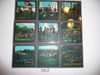 1900's Set of 24 3" Glass Slides Dedicated to the British Boy Scout Movement in Leather Case, Missing Slides 1, 7, 10, 16