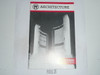 Architecture Merit Badge Pamphlet, Type 9, Red Band Cover, 3-88 Printing