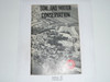 Soil and Water Conservation Merit Badge Pamphlet, Type 7, Full Picture, 12-68 Printing