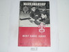 Marksmanship  Merit Badge Pamphlet, Type 6, Picture Top Red Bottom Cover, 2-60 Printing