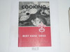 Cooking Merit Badge Pamphlet, Type 6, Picture Top Red Bottom Cover, 5-62 Printing