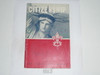 Citizenship  Merit Badge Pamphlet, Type 6, Picture Top Red Bottom Cover, 12-49 Printing, special printing for Strengthen the Arm of Liberty Campaign