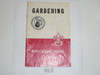 Gardening Merit Badge Pamphlet, Type 5, Red/Wht Cover, 10-51 Printing