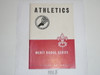 Athletics Merit Badge Pamphlet, Type 5, Red/Wht Cover, 1-46 Printing