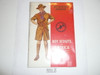 Mechanical Drawing Merit Badge Pamphlet, Type 4, Standing Scout Cover, 2-40 Printing