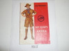 Leathercraft Merit Badge Pamphlet, Type 4, Standing Scout Cover, 10-41 Printing