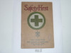 Safety First Merit Badge Pamphlet, Type 3, Tan Cover, 1925 Printing