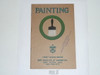 Painting Merit Badge Pamphlet, Type 3, Tan Cover, 1927 Printing