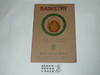 Basketry Merit Badge Pamphlet, Type 3, Tan Cover, 4-39 Printing