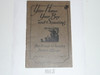 Your Home Your Boy and Scouting, 1928 Printing, Boy Scout Service Library