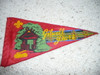 Old Satin Brownsea Island Pennant, Jim Green Gate, Red