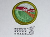 Farm Arrangement - Type G - Fully Embroidered Cloth Back Merit Badge (1961-1971)