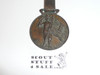 Boy Scout Watch Fob, Saluting Scout With Flag