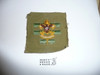 Senior Patrol Leader Patch - 1946 - 1954 - Tall Crown Khaki Cloth (S5) - Used #2