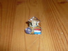 Baden Powell Bust Pin W/French Flag and World Scouting Emblem Pin - Scout