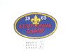 Crescent Bay Area Council, 1963 Scout-O-Rama Champ Patch