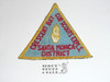 Crescent Bay Area Council, Santa Monica District Cub Scout Expls Patch, Sewn to Material