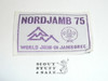 1975 Nordjamb Woven Patch