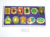 1990 Tenth Nippon Jamboree Commemorative Pin Set, Pins from all Ten Jamborees