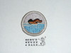 Swimming (Silver bdr) - Type G - Fully Embroidered Cloth Back Merit Badge (1961-1971)