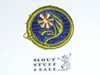 Botany - Type G - Fully Embroidered Cloth Back Merit Badge (1961-1971)