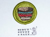 Basketry - Type G - Fully Embroidered Cloth Back Merit Badge (1961-1971)