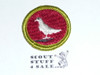 Pigeon Raising - Type G - Fully Embroidered Cloth Back Merit Badge (1961-1971)