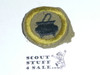 Cooking - Type C -  Tan Crimped Merit Badge (1936-1946)