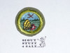 Nature - Type E - Khaki Crimped Merit Badge (1947-1960)