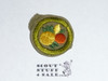 Citrus Fruit Culture - Type C -  Tan Crimped Merit Badge (1936-1946), only 2537 awarded