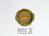 Plumbing - Type A - Square Tan Merit Badge (1911-1933), cut to round or little material