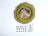 Pioneering - Type A - Square Tan Merit Badge (1911-1933), Material folded under with some trimming