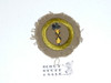 Civics - Type A - Square Tan Merit Badge (1911-1933), Material trimmed and badge used