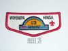 Order of the Arrow Lodge #113 Wihinipa Hinsa s16.5 Flap Patch