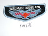 Order of the Arrow Lodge #478 Wisumahi s6 Flap Patch