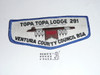 Order of the Arrow Lodge #291 Topa Topa s23 Flap Patch