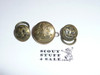 1940's Brass Uniform Buttons