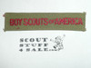 Program Strip - Boy Scouts of America, 1950's, Used