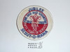 1960 National Jamboree White Twill Jubilee Scout-O-Rama Patch, Lt use and twill discoloration