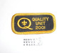 Quality Unit Patch, 2001