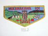 Order of the Arrow Lodge #101 Mikanakawa f5 Flap Patch