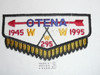 Order of the Arrow Lodge #295 Otena f3 50th anniv Flap Patch