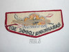 Order of the Arrow Lodge #307 Karankawa s7 Flap Patch, a little paper on the back