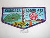 Order of the Arrow Lodge #422 Kiondaga s26 NOAC Flap Patch - Boy Scout